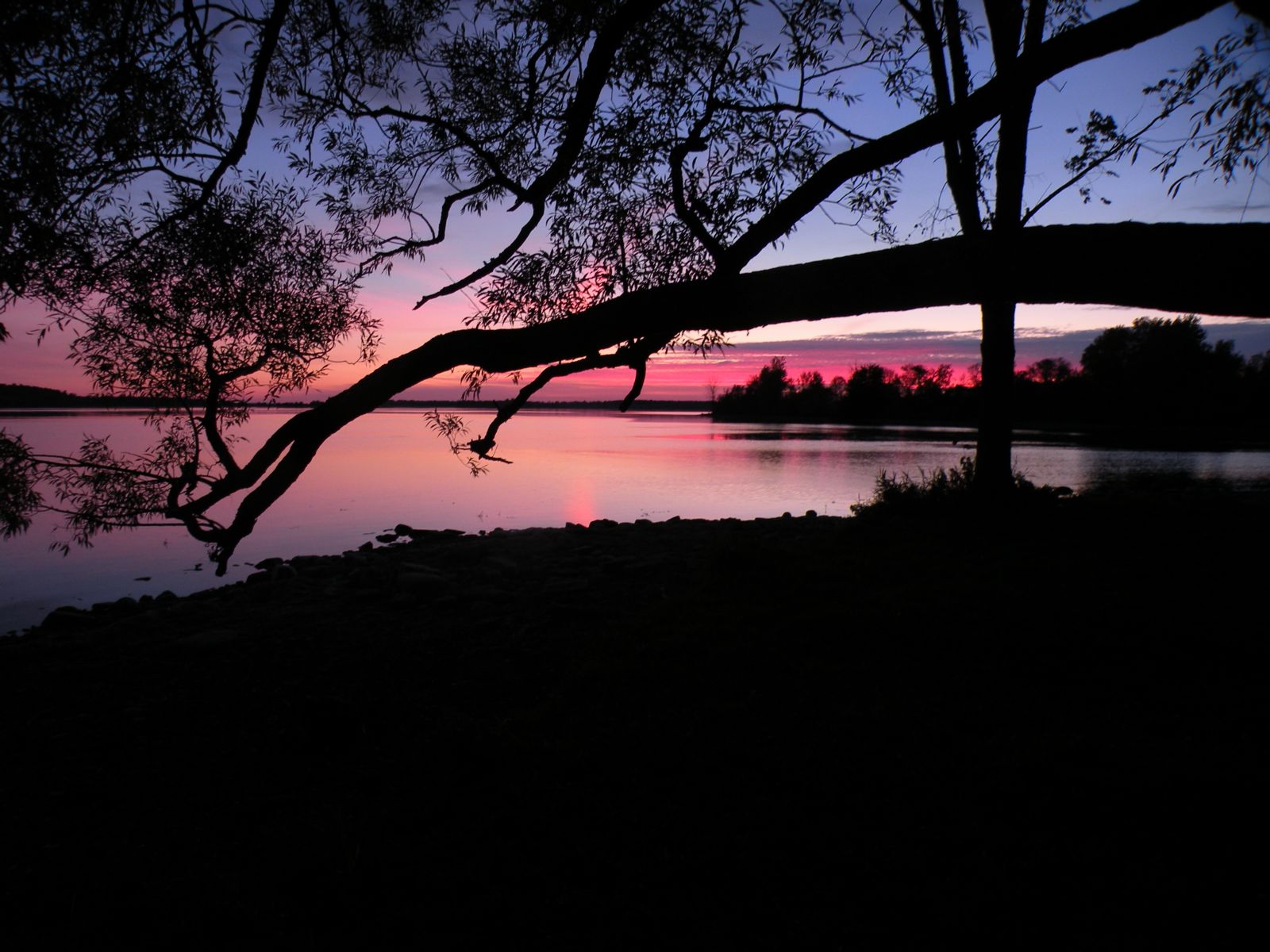 Sunset view at Farran Campground